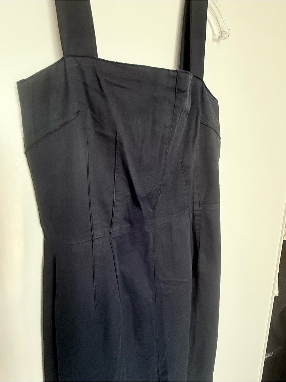 Dolce & Gabbana Ash Black Cotton Sheath Dress - Sz. 46 - US 10/12